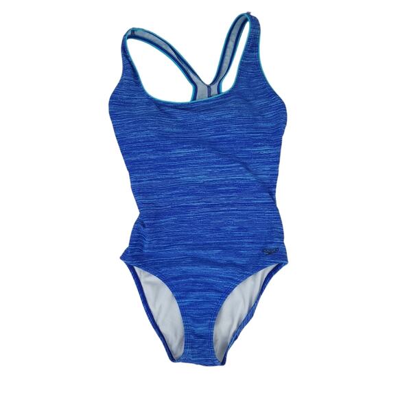 Speedo One Piece Bathing Suit Size 6 Blue Swimsuit for Women - Picture 1 of 8